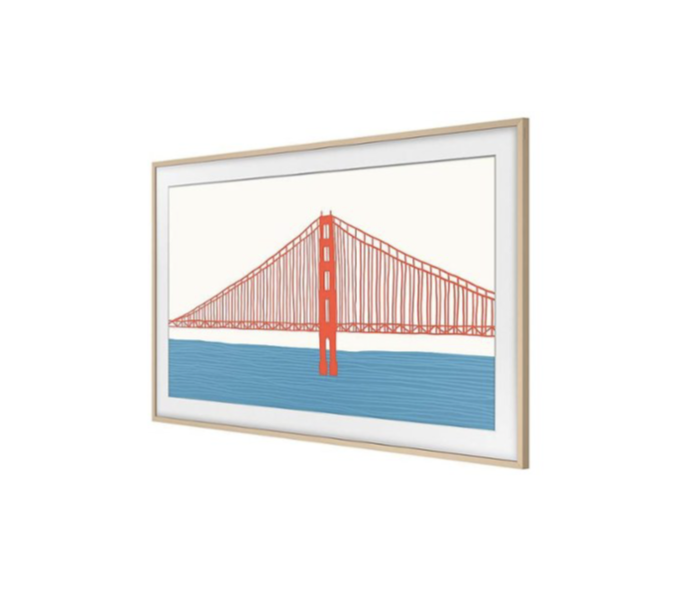 Best Buy Samsung - 65” The Frame Customizable Bezel - Modern Beige
