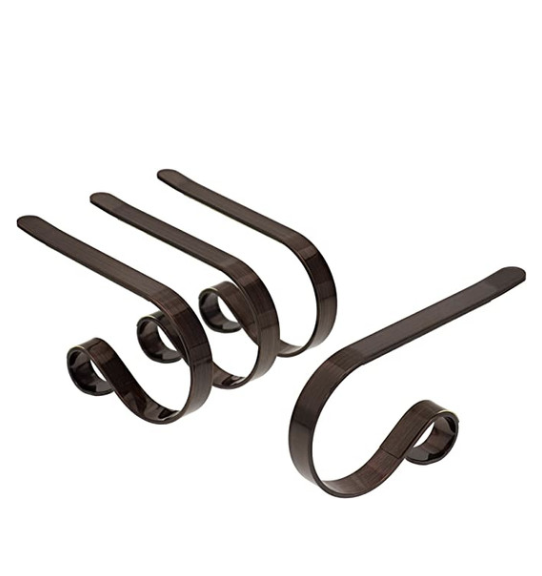 Amazon The Original MantleClip® - 4 Pack (Oil-Rubbed Bronze)
