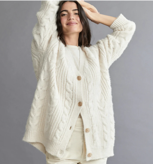 Jenni Kayne Cable Cocoon Cardigan
