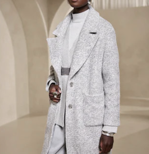 Banana Republic Factory Oversized Knit Cocoon Coat