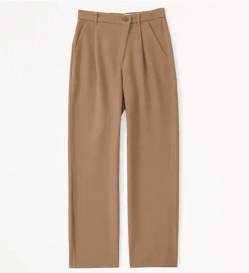 Abercrombie Tailored Relaxed Straight Pants