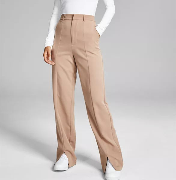 Macy's And Now This Women's High-Rise Split-Leg Trousers