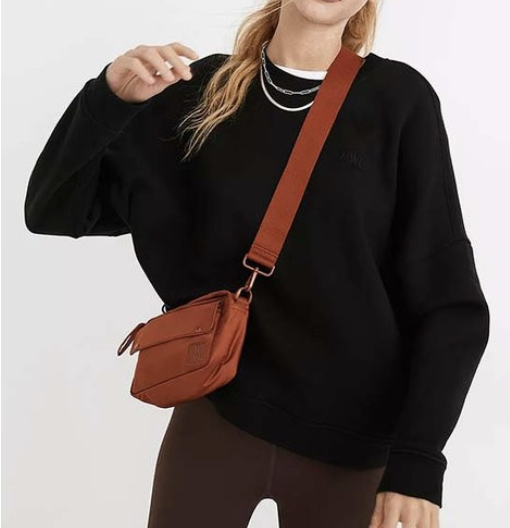 Madewell True Black Betterterry Crewneck Sweatshirt