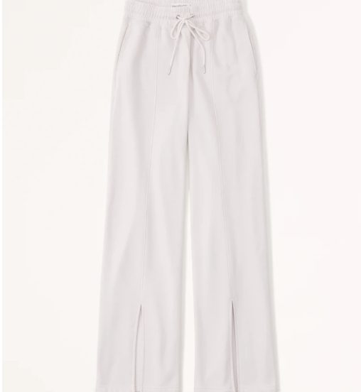 Abercrombie Women's Split-Hem Wide Leg Sweatpants