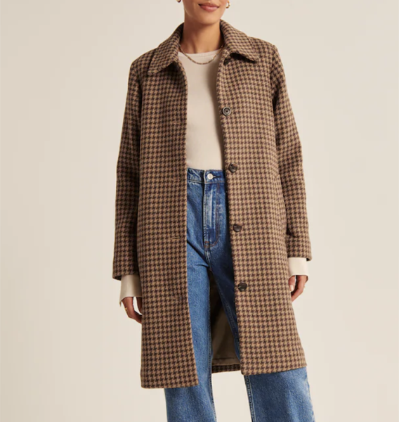 Abercrombie Wool-Blend Coat