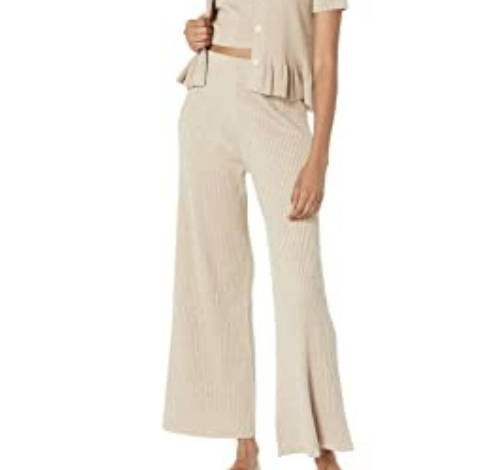 Amazon The Drop Women's Catalina Pull-On Rib Sweater Pant