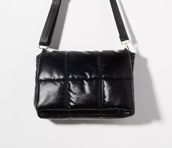 Anthropologie Edison Foldover Puffy Clutch