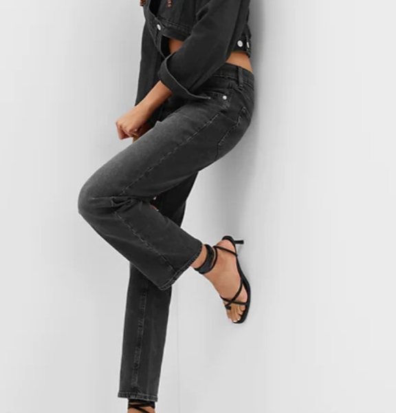 GAP Factory High Rise Straight Jeans with Washwell