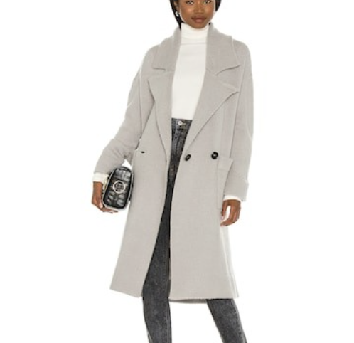 Revolve Show Me Your Mumu Melrose Sweater Jacket in Grey Knit