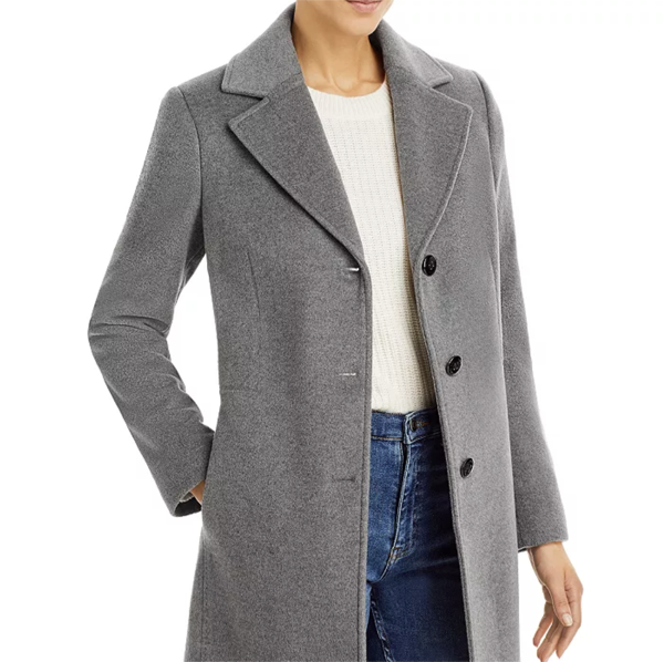 Bloomingdale's Calvin Klein Mid-Length Coat