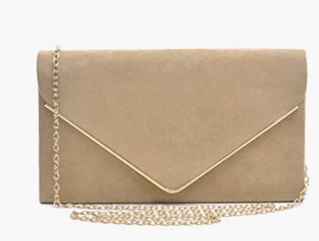 Amazon Dasein Women Faux Suede Evening Clutch Bags Formal Party Clutches Wedding Purses Cocktail Prom Clutches
