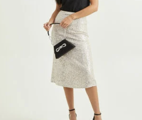 Altar'd State Jamie Sequin Skirt