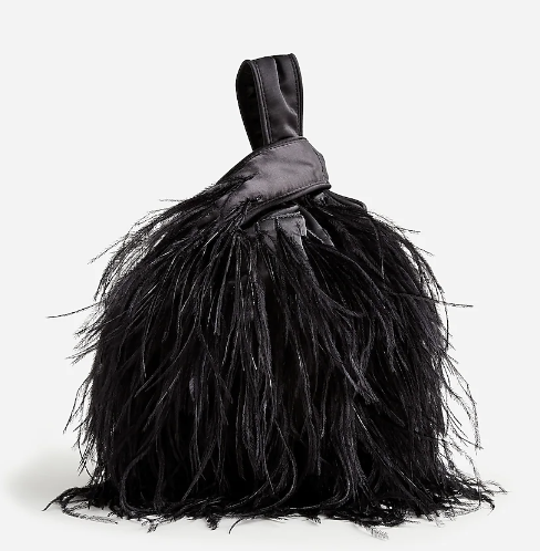J. Crew Santorini Bag with Feathers
