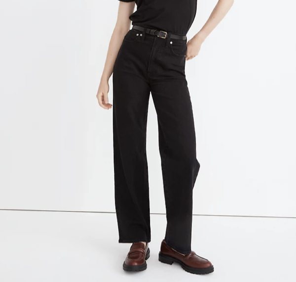 Madewell The Petite Perfect Vintage Wide-Leg Jean in Belmere Wash