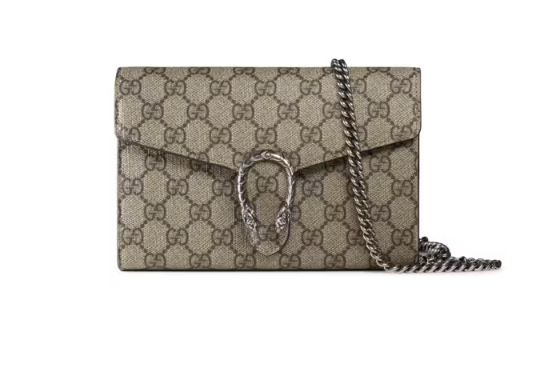 Gucci Dionysus GG Supreme Chain Wallet