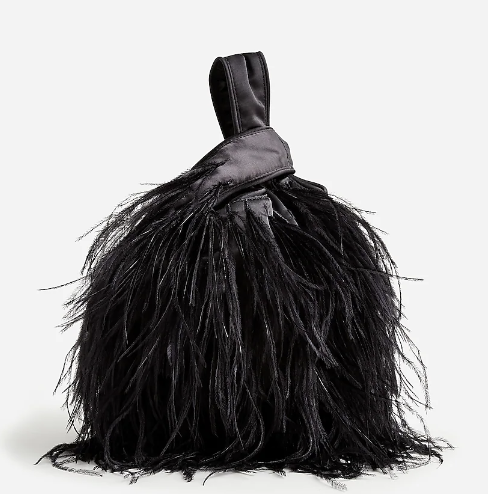 J. Crew Santorini Bag with Feathers