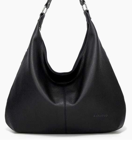Amazon Ashuoup Women's Tote Bag Vintage PU Leather Handbags for Women Hobo Bags Tote Shoulder Bag with Zipper