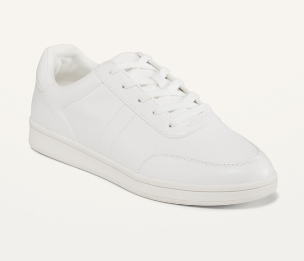 Old Navy Faux-Leather Sneakers for Women