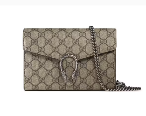 Gucci Dionysus GG Supreme Chain Wallet