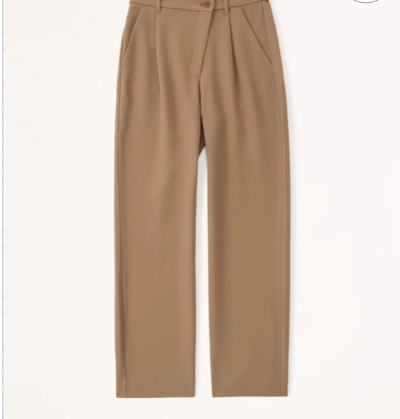 Abercrombie Tailored Relaxed Straight Pants
