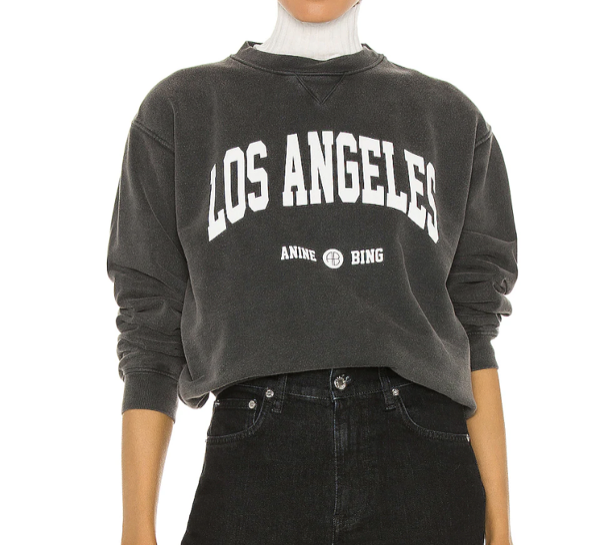 Anine Bing Ramona University Sweatshirt at Revolve