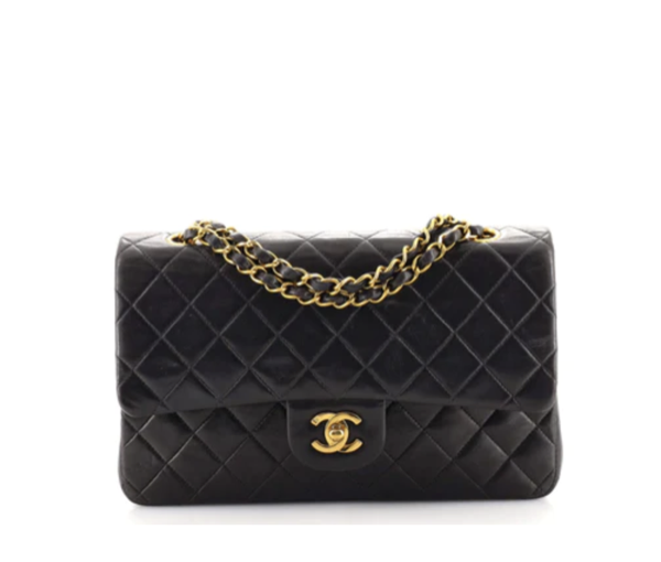 Vintage Channel Double Flap Bag