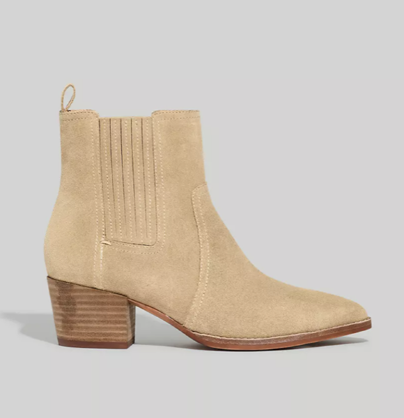 Madewell The Suede Western Boot
