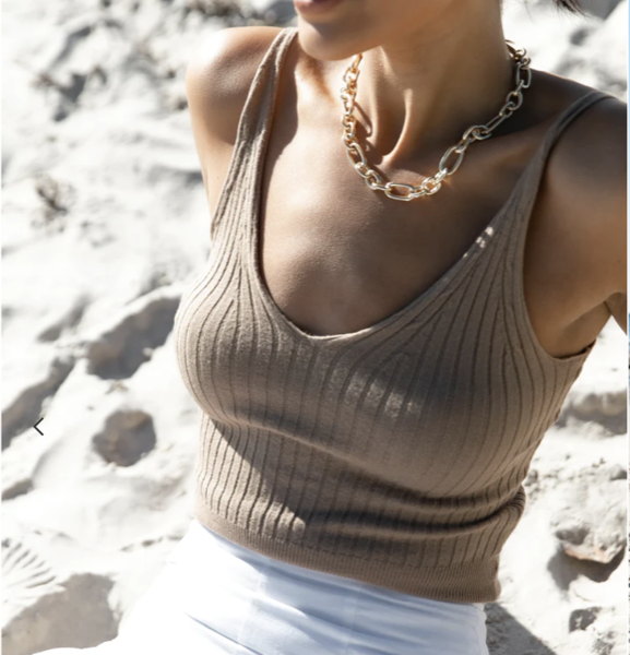 Petal &amp; Pup Gemma V Neck Tank Top