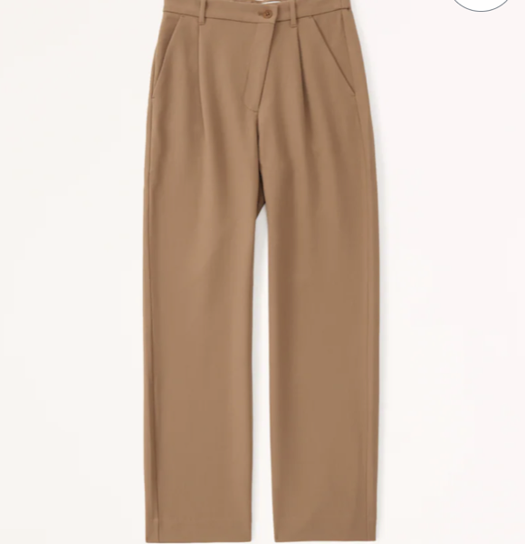 Abercrombie Tailored Relaxed Straight Pant