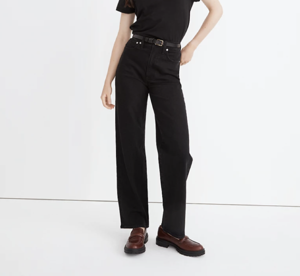 Madewell The Petite Perfect Vintage Wide Leg Jean in Belmere 