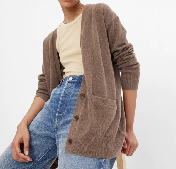 Gap CashSoft Boyfriend Cardigan