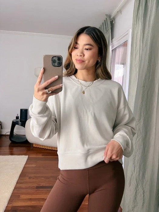 Softstreme Perfectly Oversized Cropped Crew