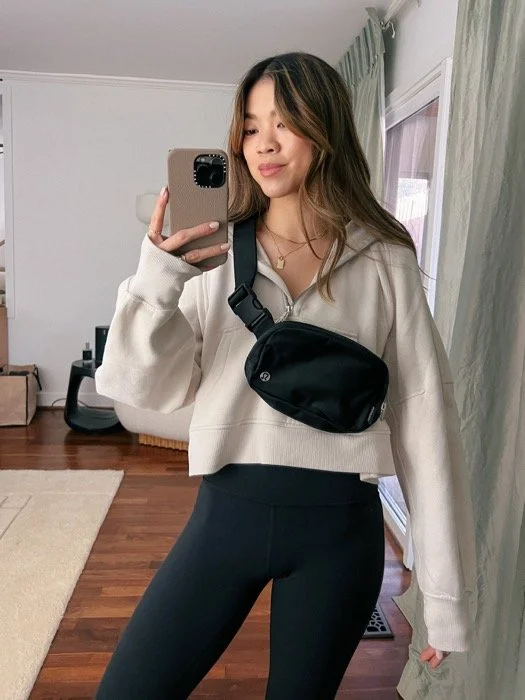 Scuba Oversized Half-Zip Hoodie