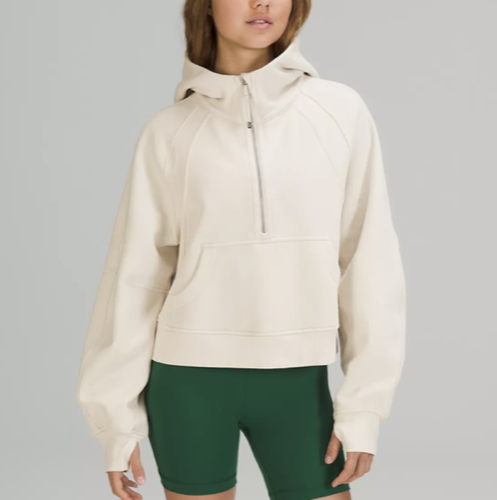 Scuba Oversized Half-Zip Hoodie
