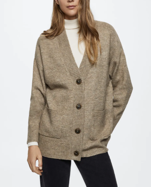 H&amp;M Oversized Cardigan with Buttons