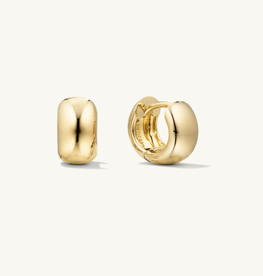 Chunky Huggie Hoops