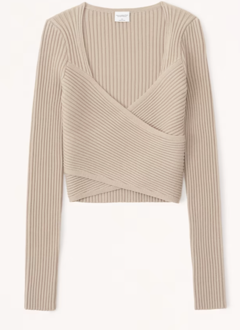 Abercrombie LuxeLoft Slim Wrap Sweater