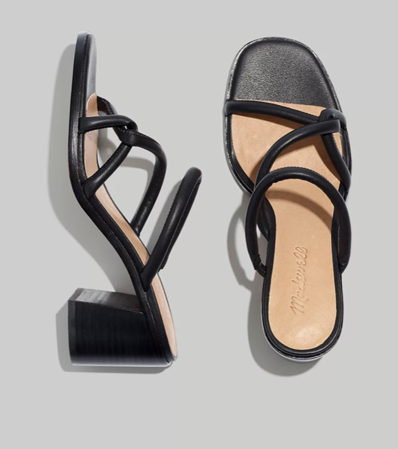 Madewell The Tayla Sandal in Leather