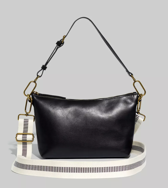 Madewell The Leather Carabiner Crossbody Sling Bag