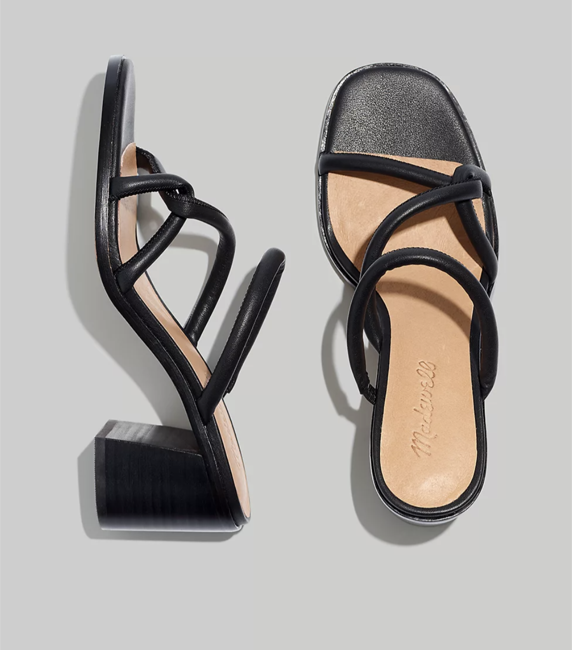 Madewell The Tayla Sandal in Leather