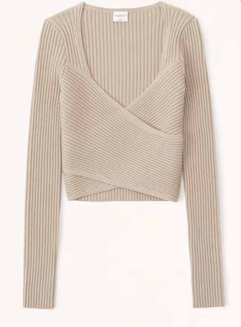 Abercrombie LuxeLoft Slim Wrap Sweater