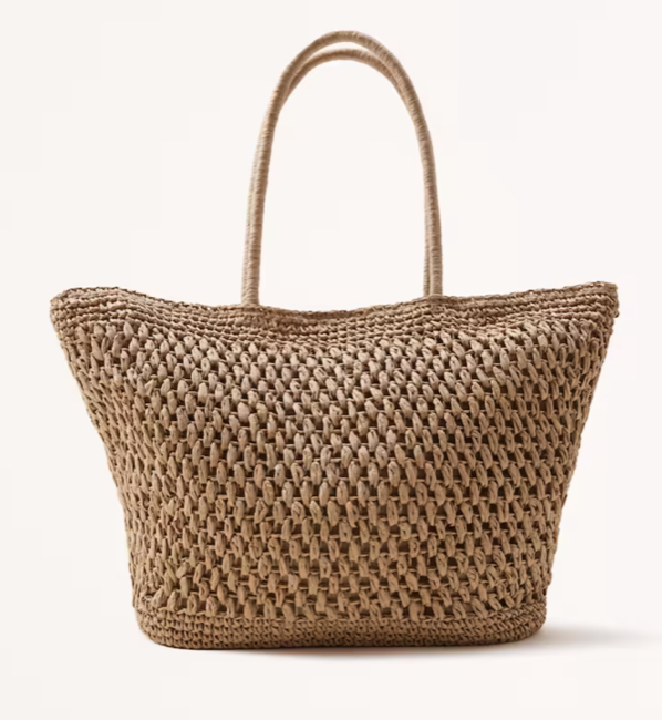 Abercrombie Packable Beach Tote Bag
