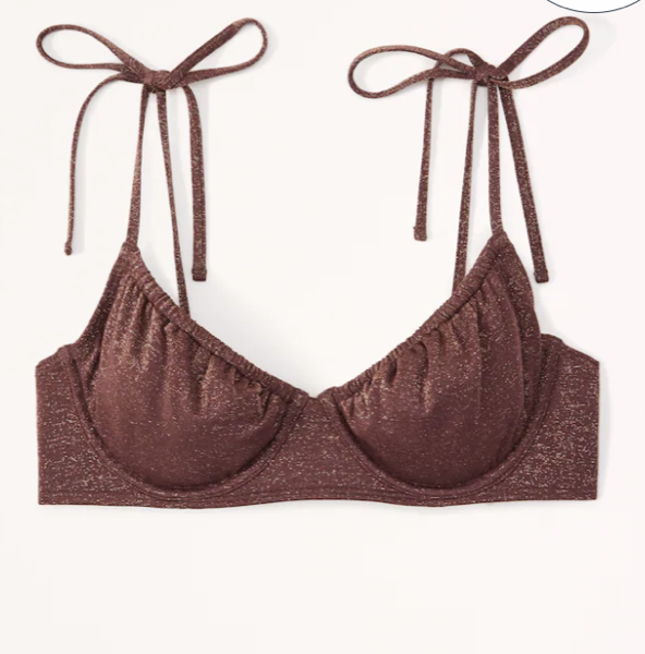 Abercrombie &amp; Fitch Tie-Strap Underwire Bikini Top