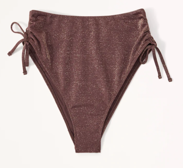 Abercrombie &amp; Fitch Cinch Tie High-Waist High-Leg Cheeky Bottom