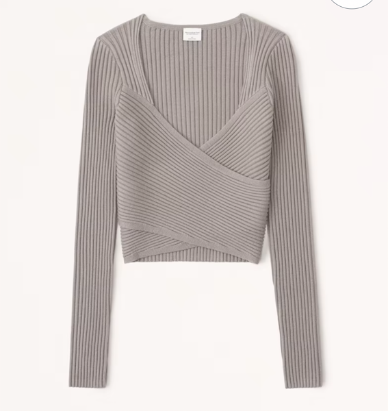 Abercrombie LuxeLoft Slim Wrap Sweater