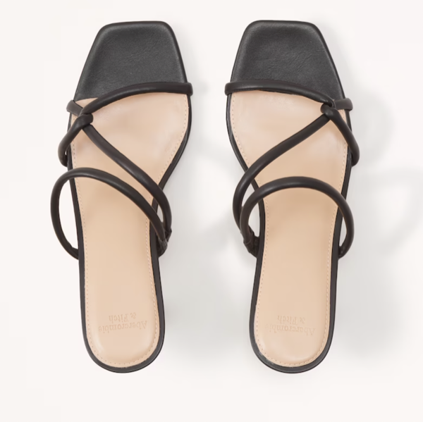 Abercrombie Twist Strap Heeled Sandal 