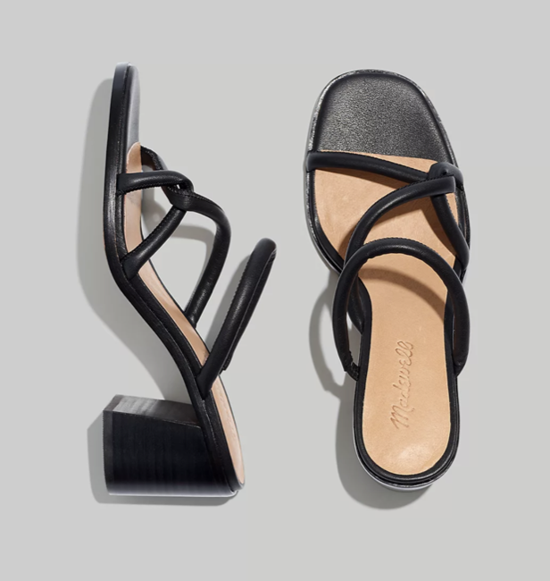 Madewell The Tayla Sandal in Leather 