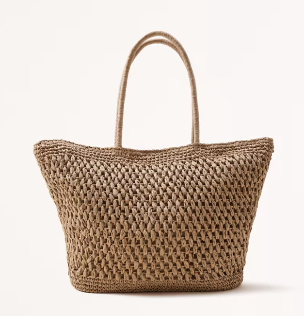 Abercrombie Packable Beach Tote Bag