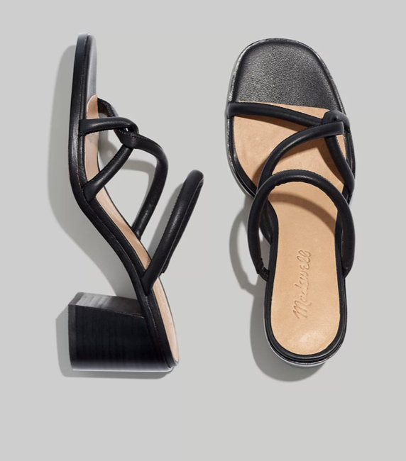 Madewell The Tayla Sandal in Leather