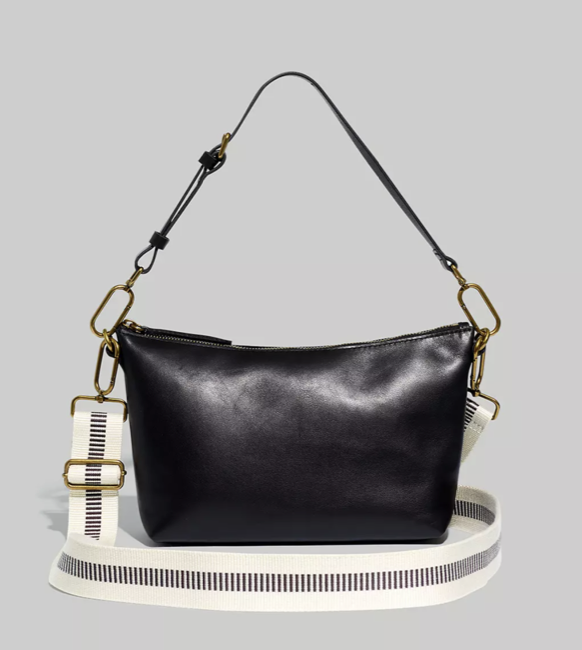 Madewell The Leather Carabiner Crossbody Sling Bag